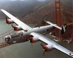 B-24 over Golden Gate