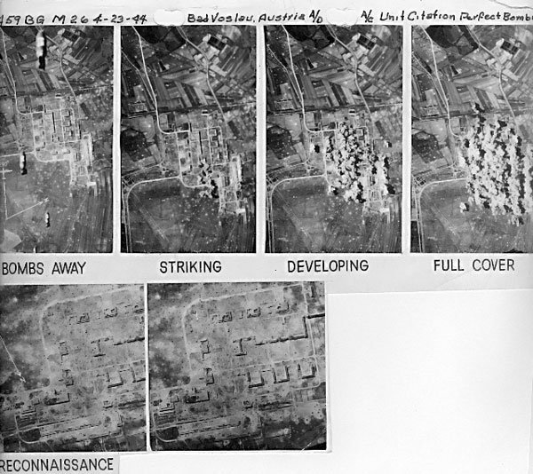  459th Bombardment Group Mission to Bad Voslau,Austria  - A/C Factory on 04/23/1944