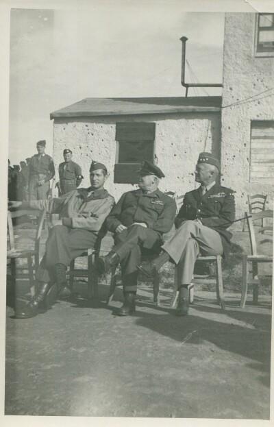 Casablanca - (L to R) - Gen. Mark Clarke 5th Army, Gen. 