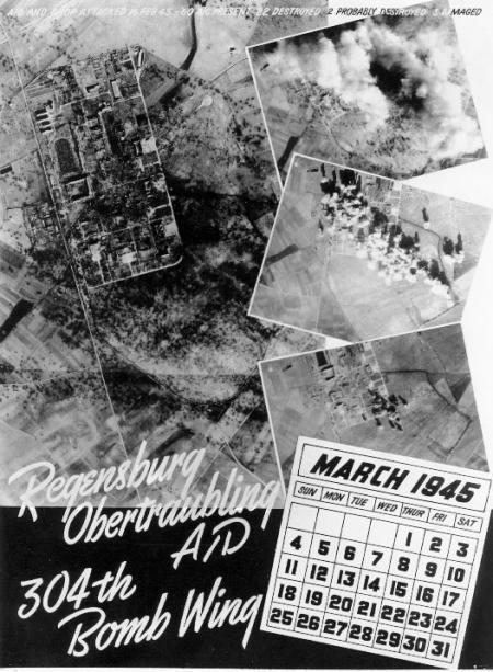 459th BG Mission 190  2-16-45 Regensberg, GR A-D