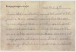 Letter home from Harold at Luft Stalag #3 on 5 Oct. 44