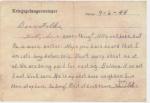 Letter home from Harold at Luft Stalag #3 on 6 Sep. 44