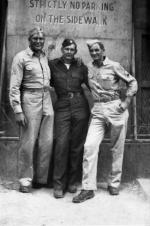 John Brake, Robert Beach and Don Cartwright in Italy 1940s