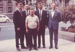 20th YEAR REUNION - ( L to R ) Paul Peterson, Gordon Liner, Tony Laspina, Jerry Cullison, Roy Sutton