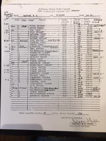 Official Combat Mission List. - 459th BG, Army Air Corps Library and Museum
